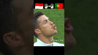 Indonesia VS Portugal🔥 Imajinary Friendly Match shortsronaldofootball [upl. by Renita]