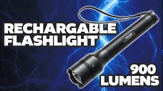 The Best Flashlight for Camping and Hiking Ankers Bolder LC90 2Cell LED Tactical Torch [upl. by Oneal]