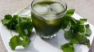 How to make a Pennywort Drink Recipe Nuoc Rau Ma [upl. by Ennelram117]