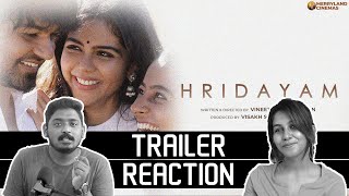 Hridayam  Official Trailer Reaction  Pranav Kalyani Darshana Vineeth Hesham Visakh  Unni amp Viya [upl. by Anselma]