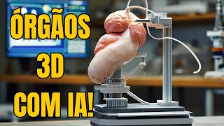 Impressão 3D Inteligente Como a IA Cria Órgãos Humanos [upl. by Ramon]