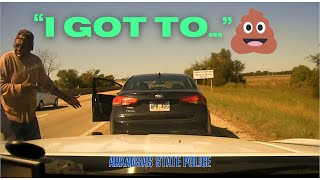 Driver flees traffic stop because he needs to 💩 Arkansas State Police pursuit and PIT Kia Forte [upl. by Lavinie]