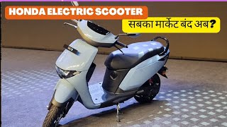 Honda QC1 Electric Scooter walkaround review  Activa [upl. by Nikolas]