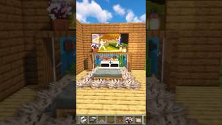 Minecraft Aquarium Bed🤯 minecraft minecraftbuilds minecrafttutorial shorts [upl. by Faro]