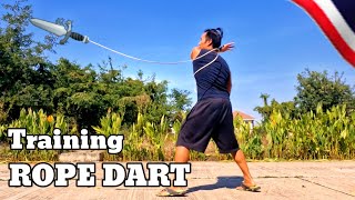 Rope dart training  Thailand [upl. by Atlas]