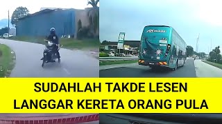 TAKDE LESEN LANGGAR PULA KERETA ORANG [upl. by Ecirtnahc]