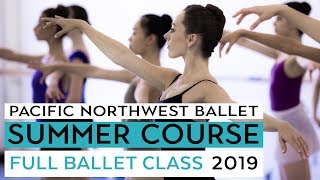 PNB Summer Course 2019  Full Ballet Class LIVE  Level VIII [upl. by Anselme]