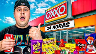 24 HORAS COMIENDO EN EL OXXO subí 10 kilos 😨 [upl. by Rivera]