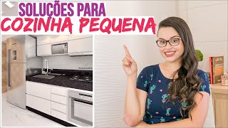 8 SOLUÇÕES para COZINHA PEQUENA  Mariana Cabral [upl. by Inus]