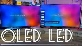 Oled vs led Tv Philips 55oled856 vs 58pus8556 [upl. by Laram]