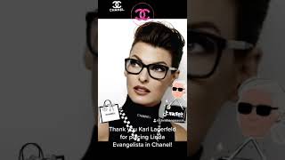 Thank you Karl Lagerfeld for placing Linda Evangelista in Chanel TikTok [upl. by Judye]