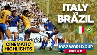 Italy 32 Brazil  1982 World Cup Group C Match  Highlights amp Best Moments [upl. by Leina]