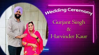 WEDDING CEREMONY  GURJANT amp HARVINDER  GURMEET PHOTO STUDIO KASHIPUR 9837930082 [upl. by Constantine391]