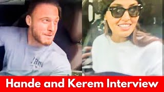 Kerem Bursin and Hande Ercel Interview  English Spanish and Italian Subtitles [upl. by Claudina]