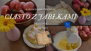 CIASTO Z JABŁKAMI  PRZEPIS BISZKOPT [upl. by Ettenajna]