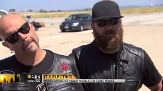 Test Drive Harley Davidsons quotLiveWirequot electric motorcycles  Review [upl. by Annayram]