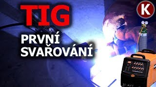 První svařování  Jasic TIG 200P ACDC E101 [upl. by Gault]