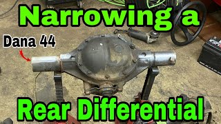 Narrowing a rear end HOW TO PT1 [upl. by Nodmac]