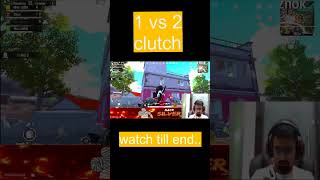 BGMI 1VS 2 💥💥💥😱😱CLUTCH RUSH GAMEPLAYviralvideo viralshorts shortsvideo bgmi hacksilver [upl. by Grosmark]