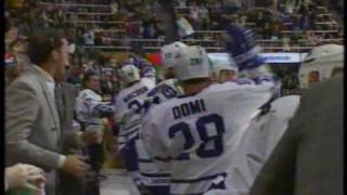 Wendel Clark Returns to Toronto  1996 [upl. by Ahseeyt574]