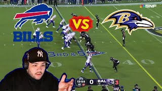 PATS FAN IN NYC REACTS TO Buffalo Bills vs Baltimore Ravens  2024 Week 4 Game Highlights [upl. by Tawsha]