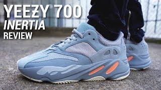 Adidas Yeezy Boost 700 Inertia Review amp On Feet [upl. by Nujra]