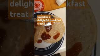 Simple recipe for Oatcakes a delightful breakfast treat food breakfast oatmeal [upl. by Adlez]