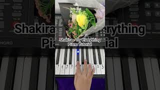 Shakira  Try Everything Piano Tutorial notangka pianotutorial notpianika shakira zootopia [upl. by Lecia]