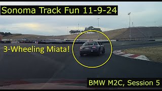 BMW M2C Fun at Sonoma 11924 [upl. by Creedon]