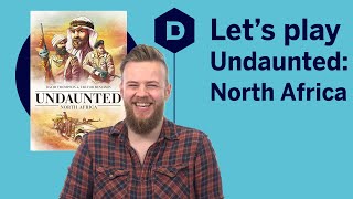 Let’s Play Undaunted North Africa  board game playthrough with codesigner David Thompson [upl. by Delila]