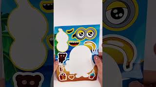 Minions Decorate with DIY Sticker Book [upl. by Lemra]