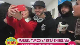 Manuel Turizo ya está en Bolivia [upl. by Airuam]