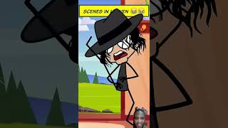 Maicol jason es asustado 😂😂😂😂🤣 animation animatedcomedy 2danimation funny funny viralvideo [upl. by Feinstein]