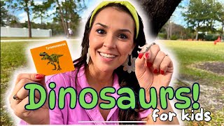 Dinosaurs Dino Egg Hunt Dinosaur Matching Colors and Counting [upl. by Ri]