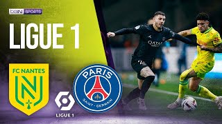 Nantes vs PSG  LIGUE 1 HIGHLIGHTS  021724  beIN SPORTS USA [upl. by Nodnerb]