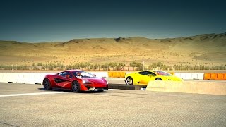 McLaren 570s vs Lamborghini Huracan Drag Race  Forza 6 [upl. by Gunner]