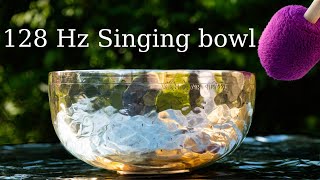 128 Hz Singing bowl Sound meditation for grounding [upl. by Duff]