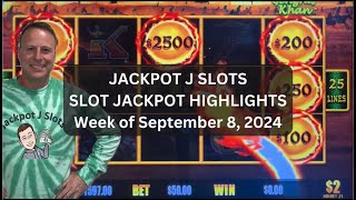 SLOT JACKPOT HIGHLIGHTS  week of September 8 2024 [upl. by Lester]