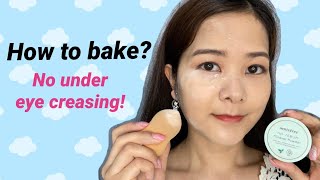 Baking your face with Innisfree Nosebum mineral powder does it work [upl. by Tahp]