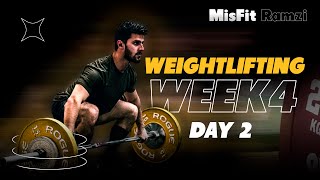 Weightlifting  Week 4 Day 2 [upl. by Ykciv]