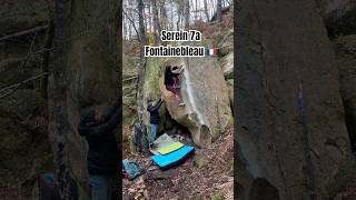 Serein 7a restant du long rocher escalade Fontainebleau bouldering [upl. by Amerak]