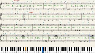 BlingBangBangBorn BBBB Dance — Piano Sheet Music [upl. by Ugo237]