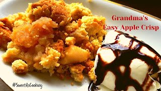 Grandmas Delicious Apple Crisp Recipe no oats [upl. by Malvin138]