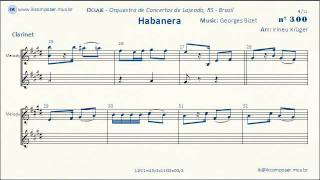 Habanera  Carmen Georges Bizet  Clarinet [upl. by Annabella]