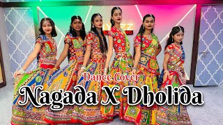 Nagada x Dholida  Dance Cover  Niyazz Dance Studio dance navratrispecial durgapuja [upl. by Latyrc]