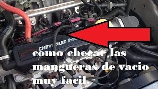 Como checar las mangueras de vacío de mi auto [upl. by Ainollopa585]