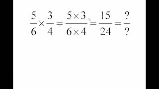 multiplying fractions an introduction [upl. by Anehs]