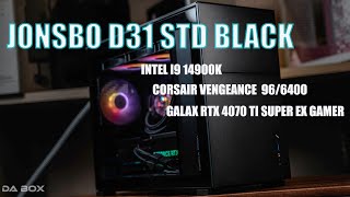 Jonsbo D31 STD Black PC Build 14900K GALAX GeForce RTX™ 4070 Ti SUPER EX Gamer 1Click OC [upl. by Ennaylil]