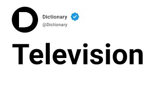 Television Meaning In English [upl. by Ojeibbob]