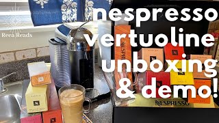 Nespresso Vertuoline Plus Review  Demo [upl. by Hewie]